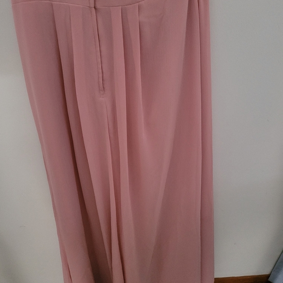 One shoulder bridesmaid dress pink - Picture 6 of 9